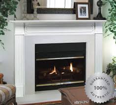 White Fireplace Mantel Surround Wood