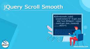 jquery scroll smooth what is jquery
