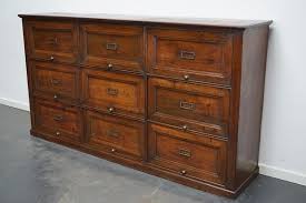 Antique French Oak Apothecary Filing