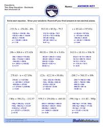 Two Step Equations