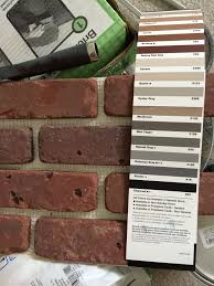 Grout Color For My Interior Brick Wall