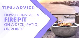 How To Install A Fire Pit On A Deck