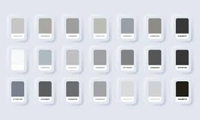 Grey Pastel Colour Palette Catalog