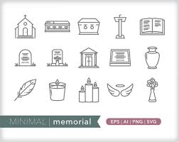 Memorial Icons Funeral Icon
