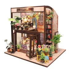 Furniture Diy Wooden Dollhouse Kit
