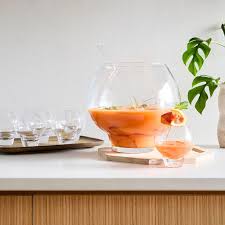 Rum Rounded Punch Bowl Set