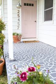 19 Painted Concrete Patio Designs