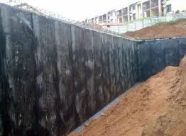 New Retaining Wall Waterproofing