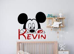 Mickey Mouse Wall Decal Custom