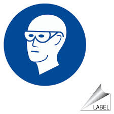 Ppe Eye Safety Glasses Symbol Label