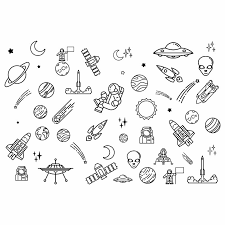 Astronaut 50 Pieces Kids Wall Decal
