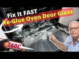 How To Re Glue An Oven Door Bracket
