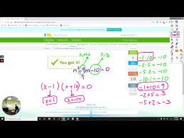 Ixl Algebra 1 Bb 8 Solve A Quadratic