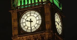Clock Face Of Big Ben Stock Footage