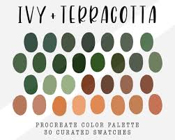 Ivy Terracotta Procreate Color Palette