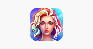 Lady Color Paint By Number On The App