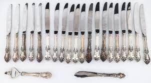 Sold At Auction Sterling Silver Knives