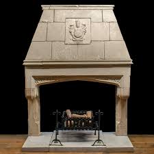 Antique Jacobean Gothic Fireplaces