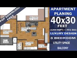 40x30 Apartment Floor Plan 1150 Sq Ft