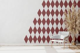 Geometric Wall Design Painted By Eva