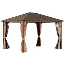 Outsunny 10 X12 Hardtop Gazebo With