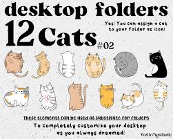 Cats 02 Desktop Folder Icons Mac