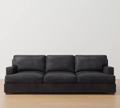 Townsend Roll Arm Leather Sofa