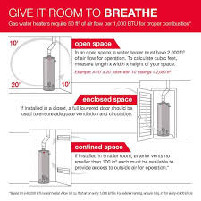 36 000 Btu Natural Gas Water Heater