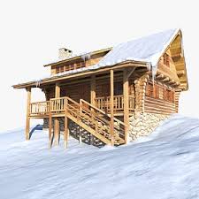 log cabin 3d models for