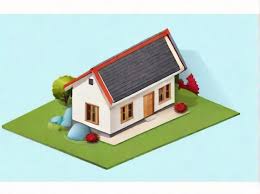 House Model On Architectural Floor Plan