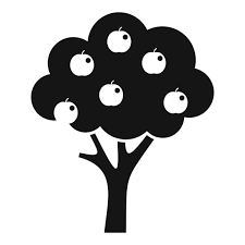 Apple Tree Silhouette Vector Images