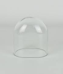 Vintage Look Small Oval Glass Dome With