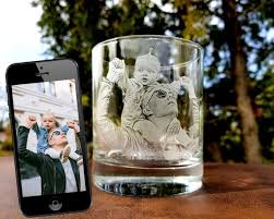 Etched Picture Rocks Glass Father S Day