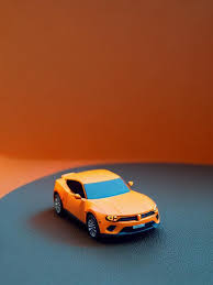 An Orange Car Centered Framing V