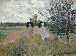 Near Argenteuil By Claude Monet