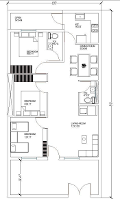 25 X 50 South Facing House Plan With