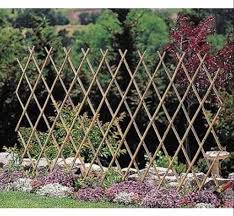 Wooden Bamboo Fence For Garden Decor At