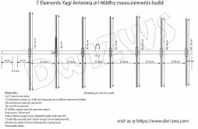 7 elements yagi for 146mhz band build