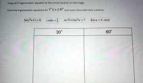 Solve The Trigonometric Equations