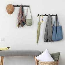 Wall Mounted Metal Coat And Hat Rack