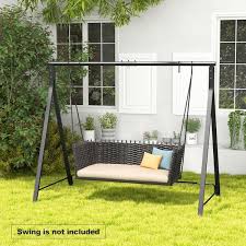 Costway Outdoor Porch Swing Frame 5 7