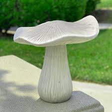 In Mushroom Garden Statue