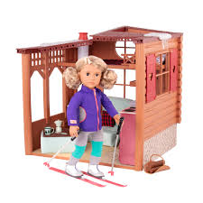 Cozy Cabin Dollhouse Playset For 18