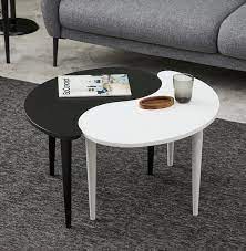 Yin Yang Table Wooden Modern Style
