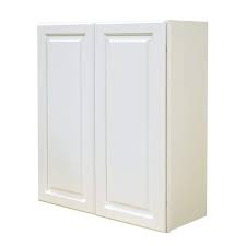 Lifeart Cabinetry Newport Ready To Assemble 24x36x12 In 2 Door Wall Cabinet With 2 Shelves In Classic White