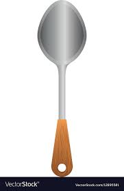 Silver Big Tablespoon Icon Image