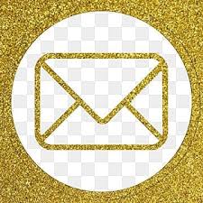 Email Gold Background Icon Png Images