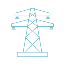 Premium Vector Electric Pole Icon Design