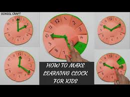 Paper Clock Making Ideas How To Make