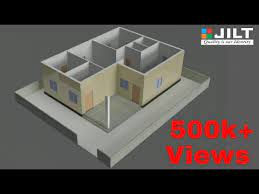 Create 3d House Using Autocad In Easy